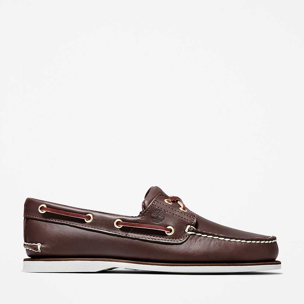 Brown Men's Timberland Classic Boat Shoes | Israel-3652714