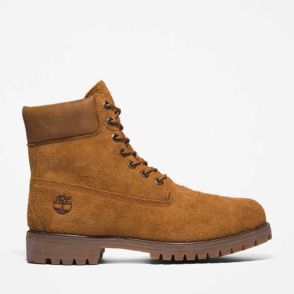 Brown Men's Timberland Premium® 6 Inch Waterproof Boots | Israel-5194607