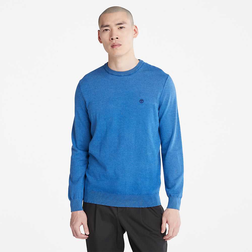 Dark Blue Men's Timberland Earthkeepers Sweatshirt | Israel-2679154