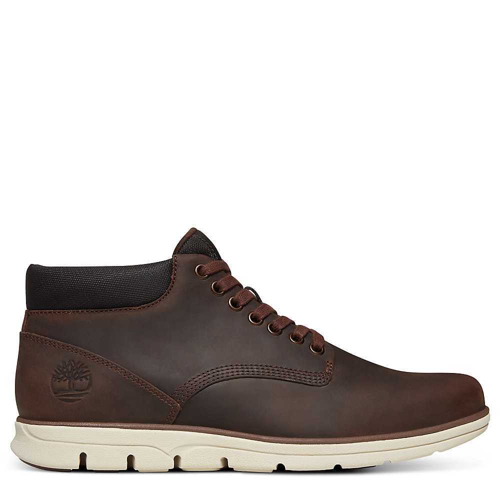 Dark Brown Men's Timberland Bradstreet Chukka Boots | Israel-8417532