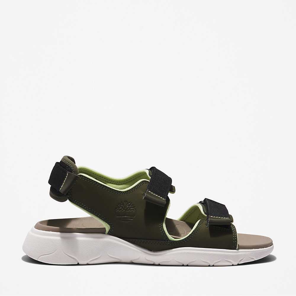 Dark Green Men's Timberland TBL® Whitehaven Sandals | Israel-3541809