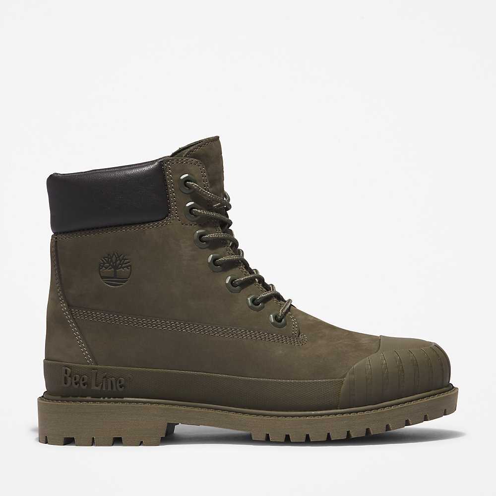 Dark Green Women's Timberland Bee Line x Timberland® Work Boots | Israel-4390867