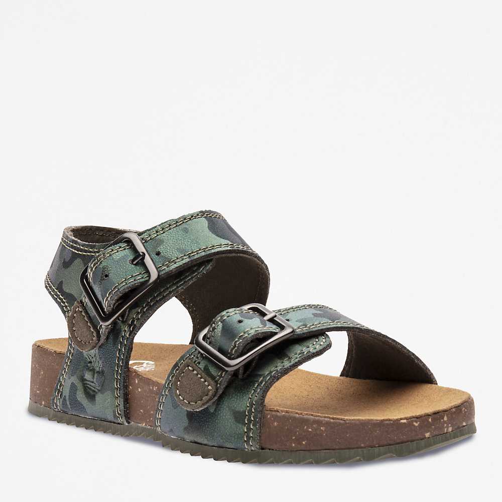 Green Kids' Timberland Castle Island Sandals | Israel-0634785