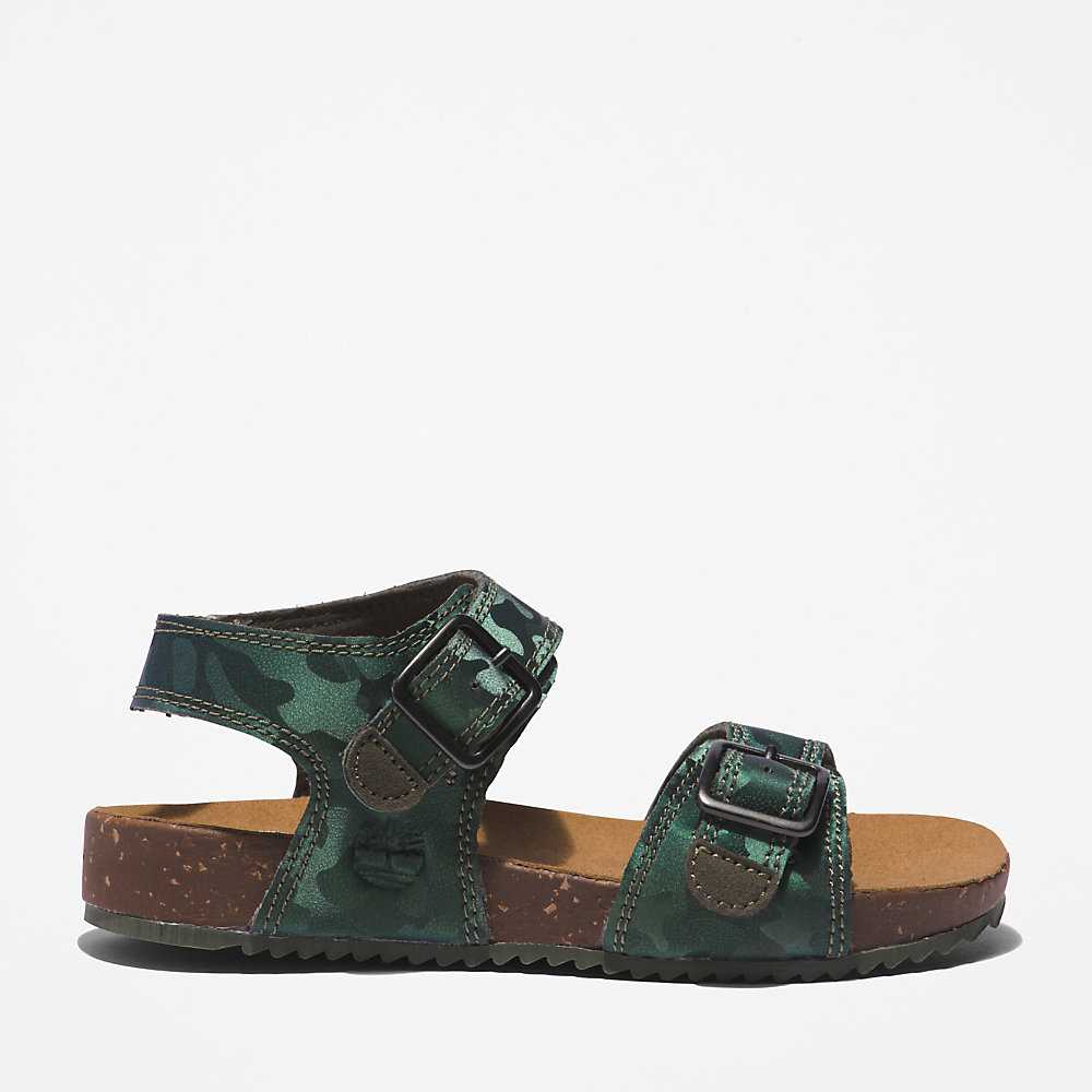 Green Kids' Timberland Castle Island Sandals | Israel-2350749