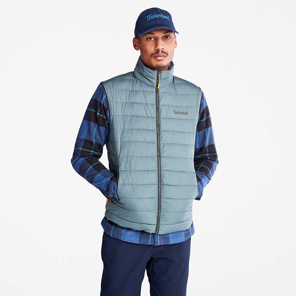 Green Men's Timberland Axis Peak Vest | Israel-2360185