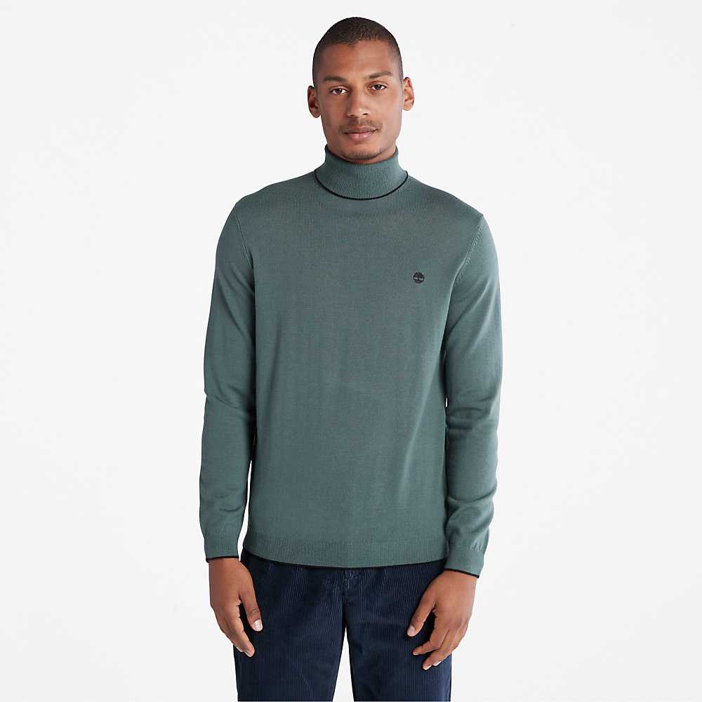 Green Men's Timberland Nissitissit River Sweatshirt | Israel-4283596