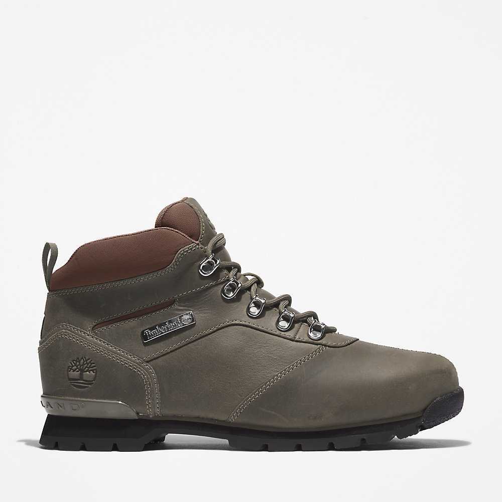 Green Men's Timberland Splitrock Hiking Boots | Israel-0239471