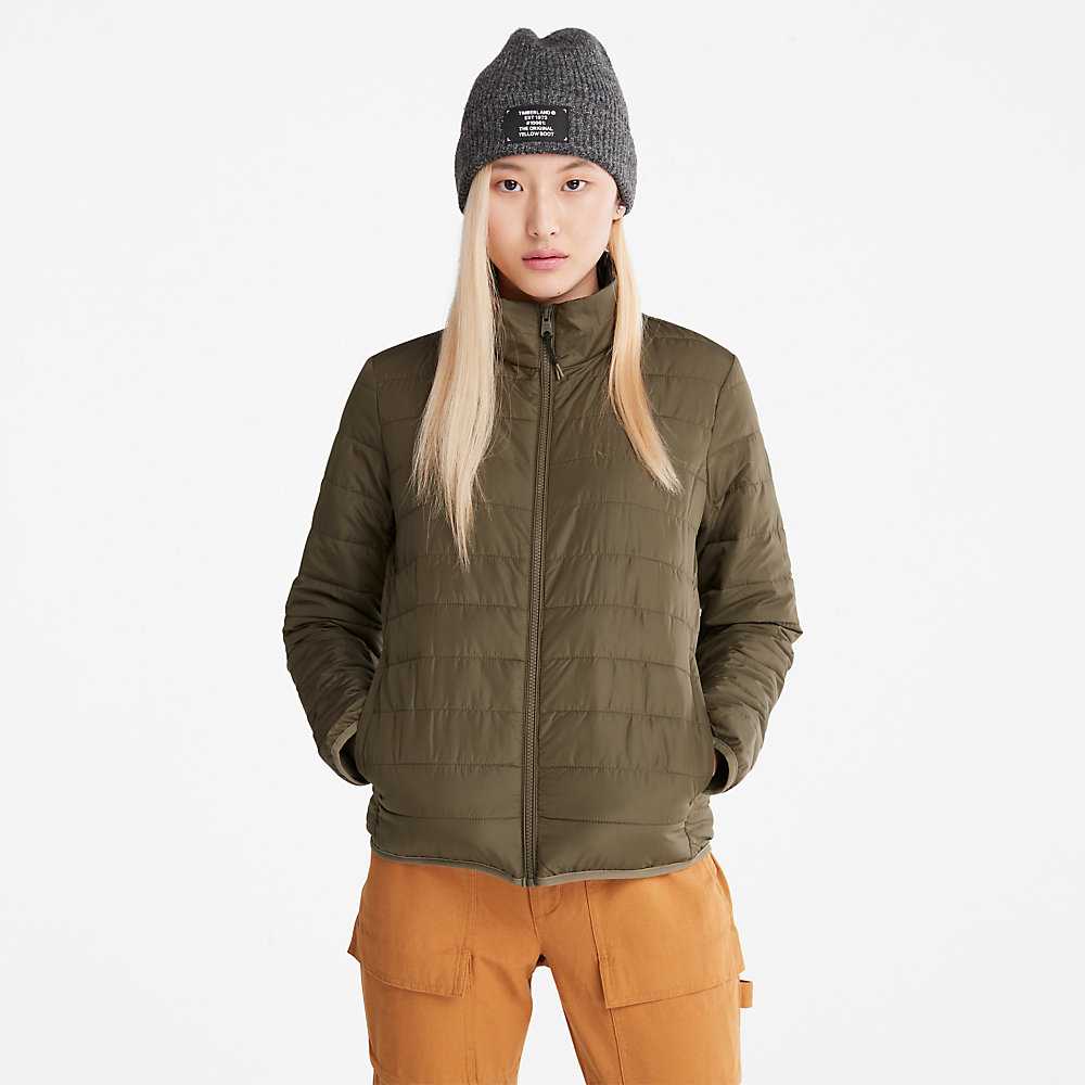 Green Women's Timberland Axis Peak Jackets | Israel-1398706