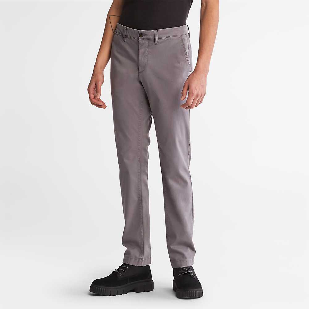 Grey Men's Timberland Anti-odour Ultra-stretchs Pants | Israel-4130658