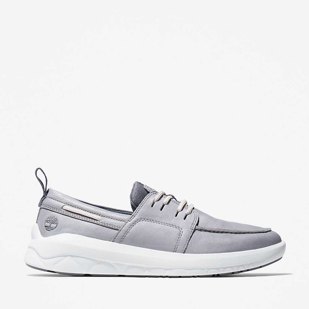 Grey Men's Timberland Bradstreet Ultra Boat Shoes | Israel-3984215