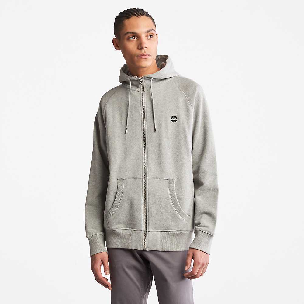 Grey Men's Timberland Exeter River Sweatshirt | Israel-6712598