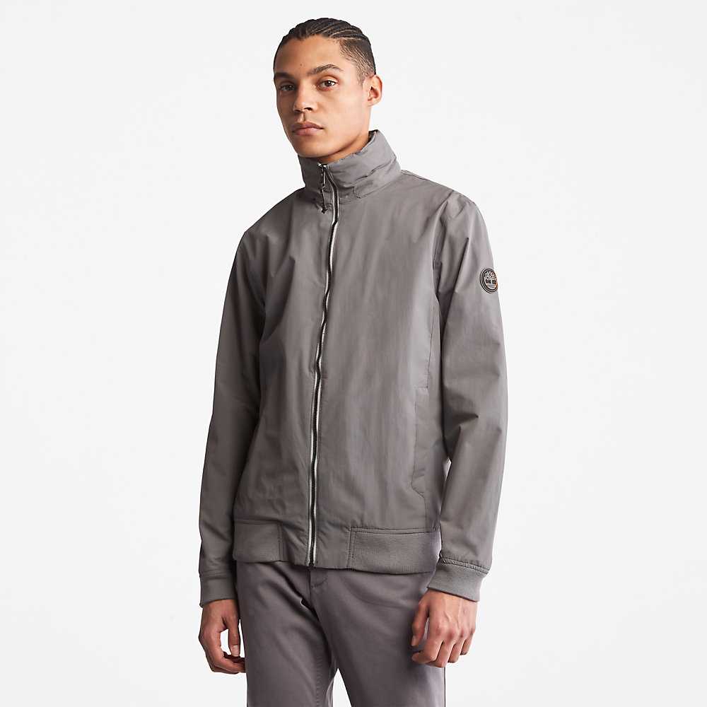 Grey Men's Timberland Mount Lafayette Bomber Jacket | Israel-3819250