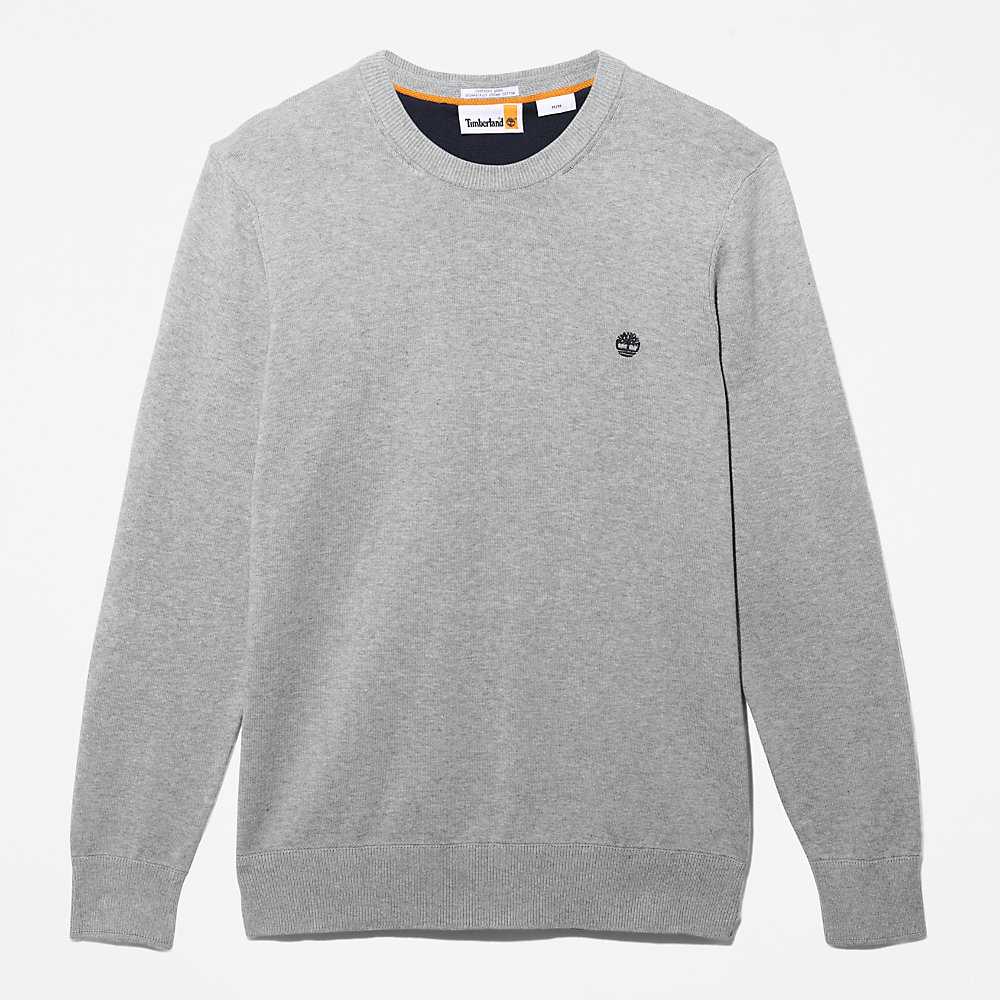 Grey Men's Timberland Williams River Sweaters | Israel-8493652