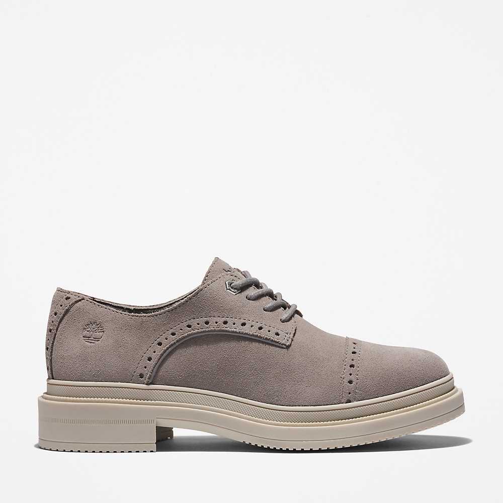 Grey Women's Timberland Lisbon Lane Oxfords Shoes | Israel-9284175