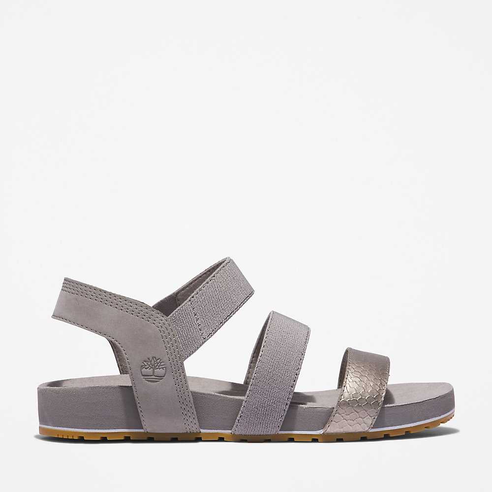 Grey Women's Timberland Malibu Waves Sandals | Israel-1256348