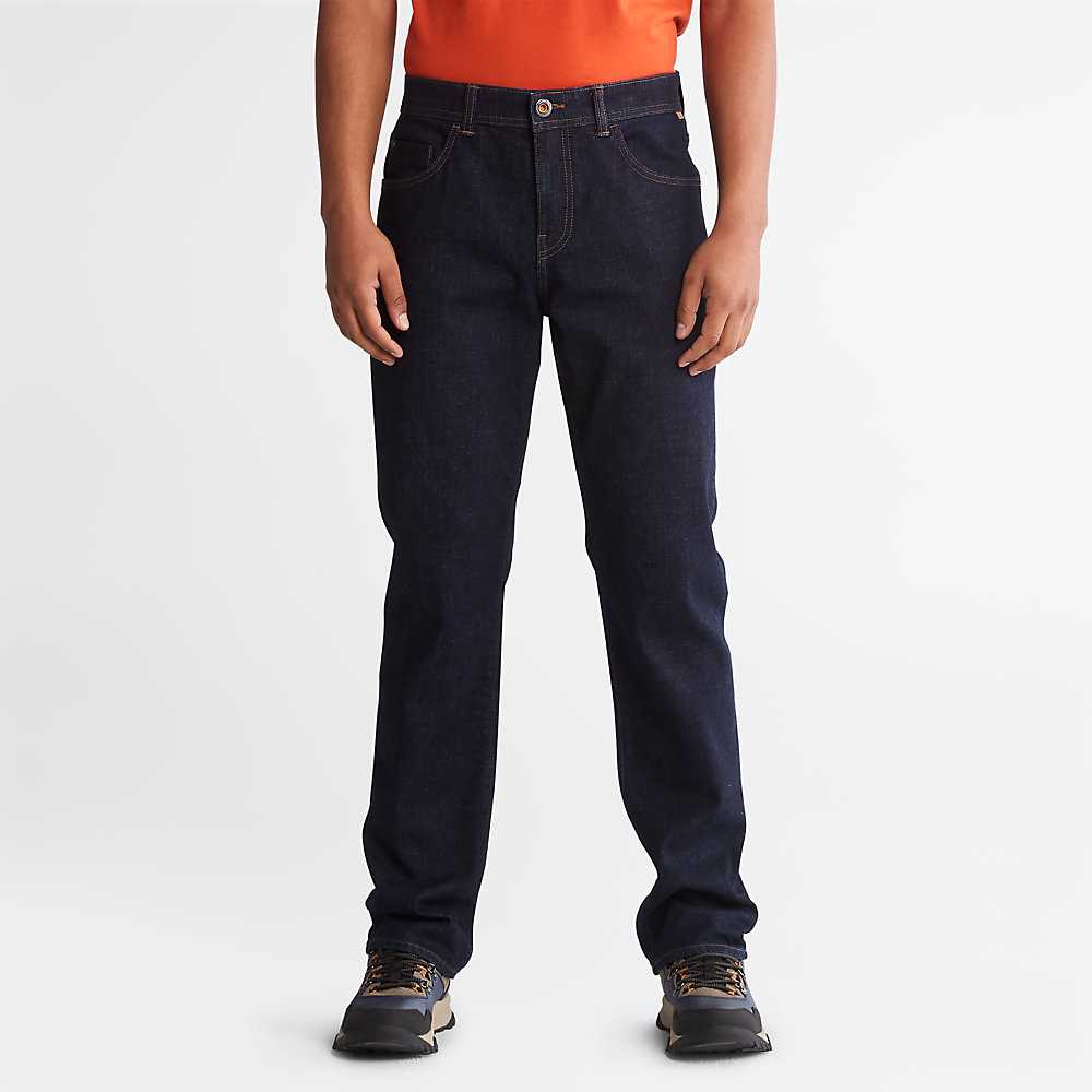 Indigo Men's Timberland Squam Lake Jeans | Israel-0594876