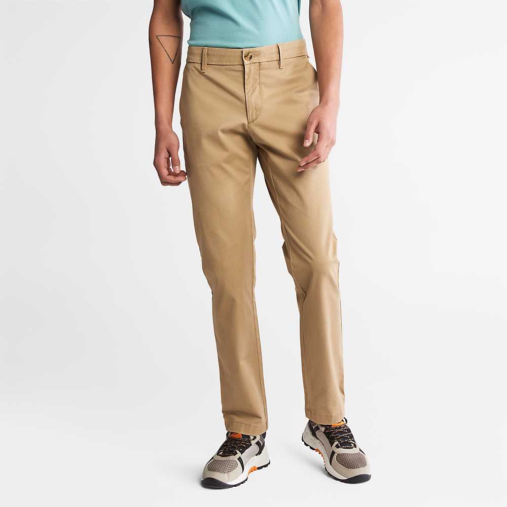 Khaki Men's Timberland Sargent Lakes Chinos | Israel-9836175