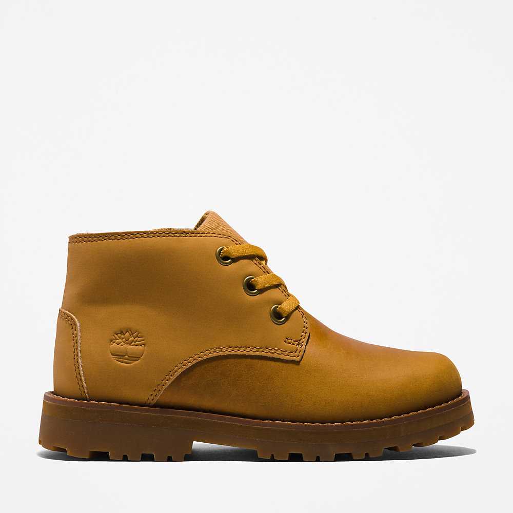 Light Brown Kids' Timberland Courma Chukka Boots | Israel-4219552