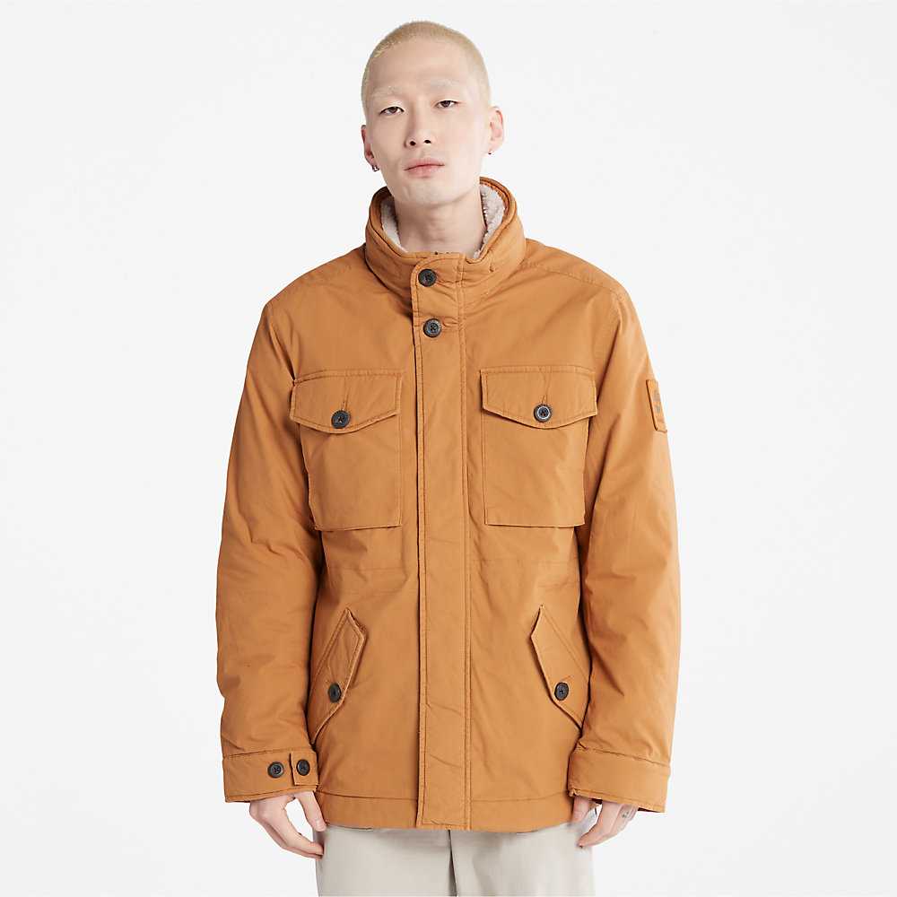 Light Brown Men's Timberland Mount Kelsey Winter Jackets | Israel-0598673