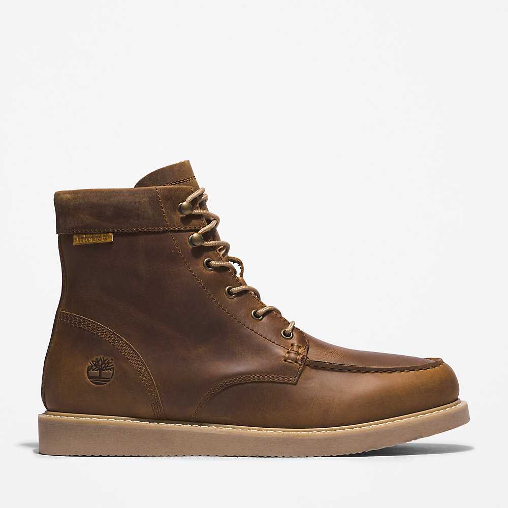 Light Brown Men's Timberland Newmarket II Waterproof Boots | Israel-3859704