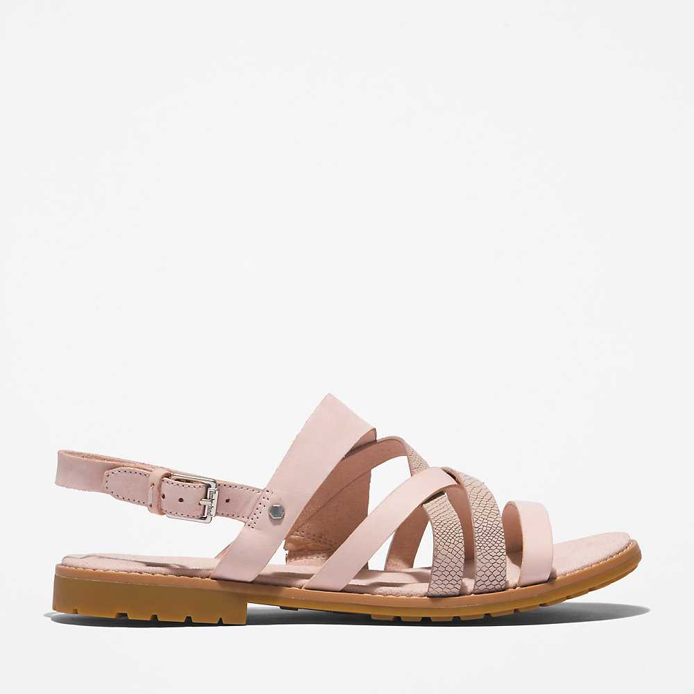 Light Pink Women's Timberland Chicago Sandals | Israel-0183942