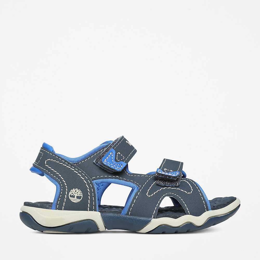 Navy/Blue Kids' Timberland Adventure Seeker Sandals | Israel-0721946