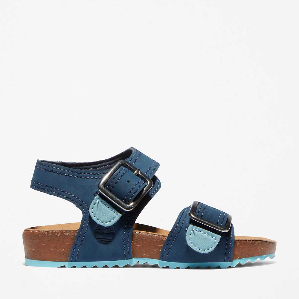 Navy Kids' Timberland Castle Island Sandals | Israel-9687103