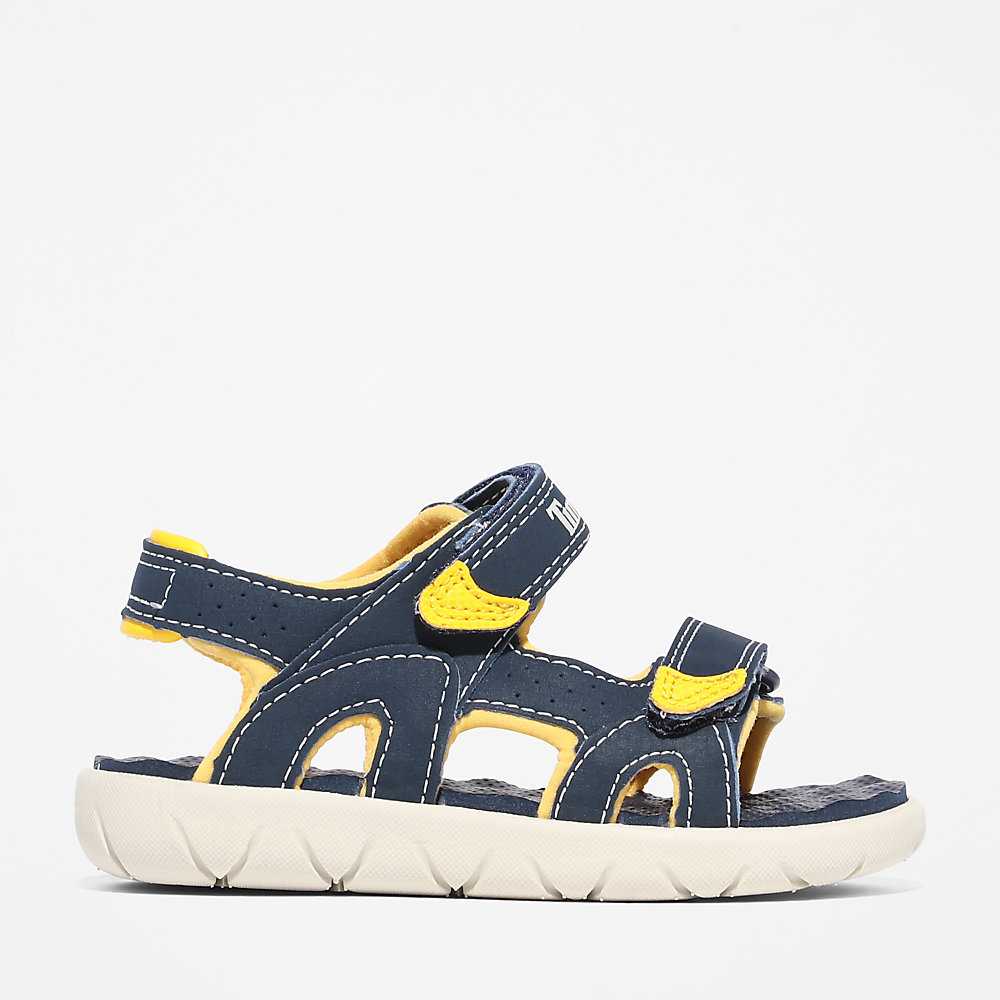 Navy Kids' Timberland Perkins Row Sandals | Israel-4219638