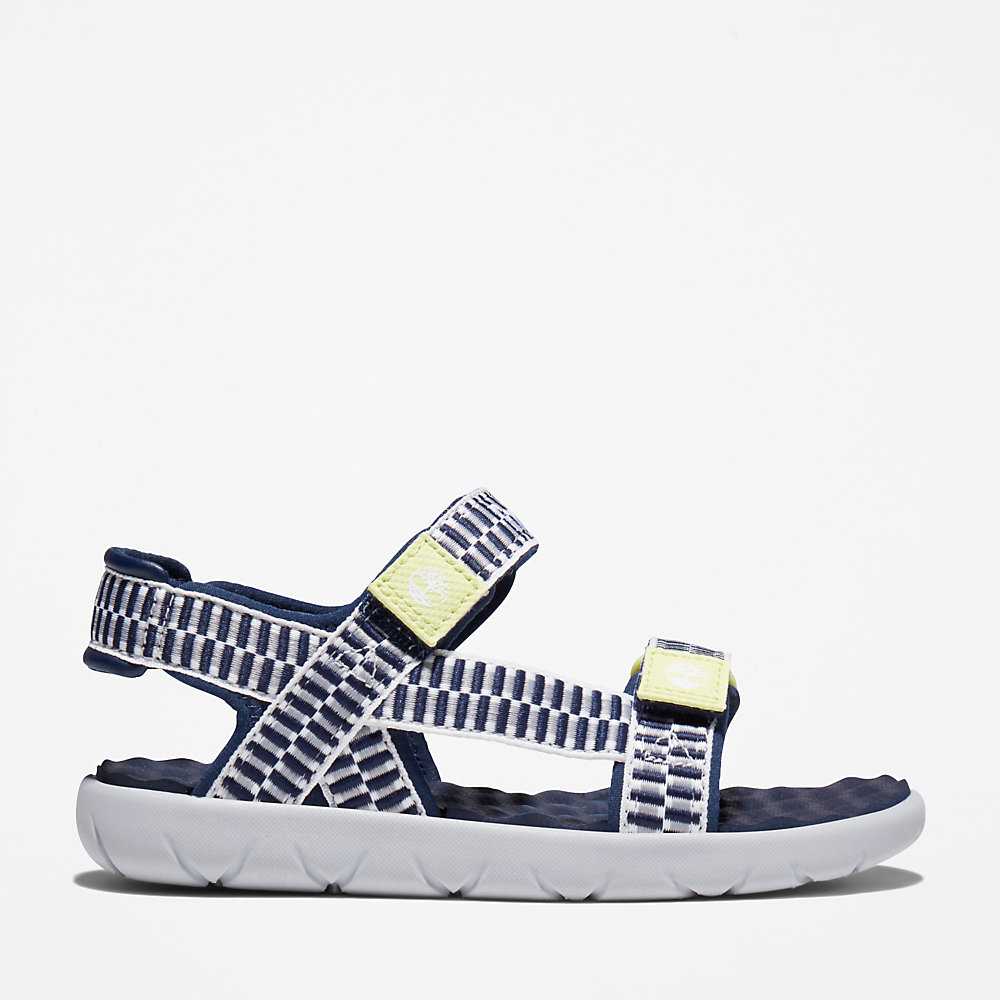 Navy Kids' Timberland Perkins Row Sandals | Israel-4219670