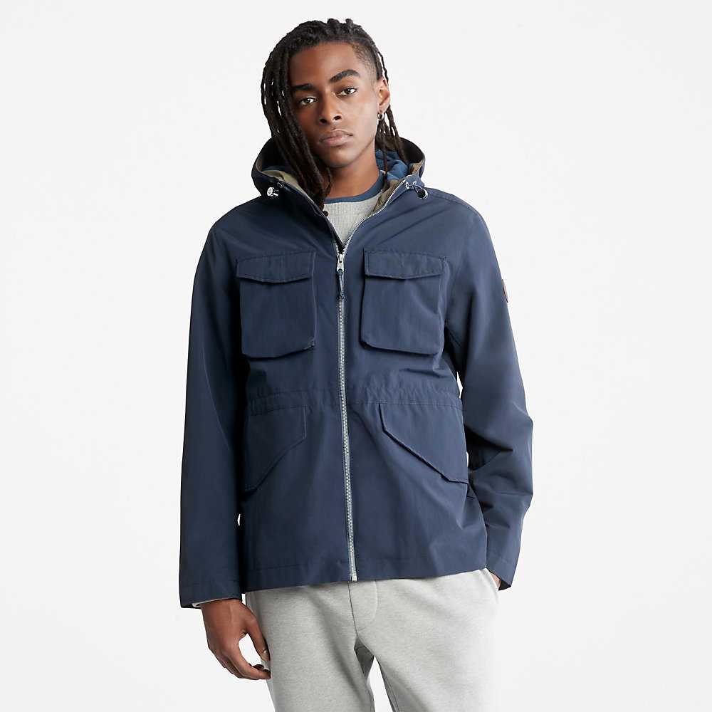 Navy Men's Timberland Coastal Cool Bomber Jacket | Israel-2013986