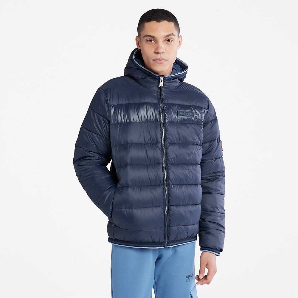 Navy Men's Timberland Garfield Down Jackets | Israel-4125986