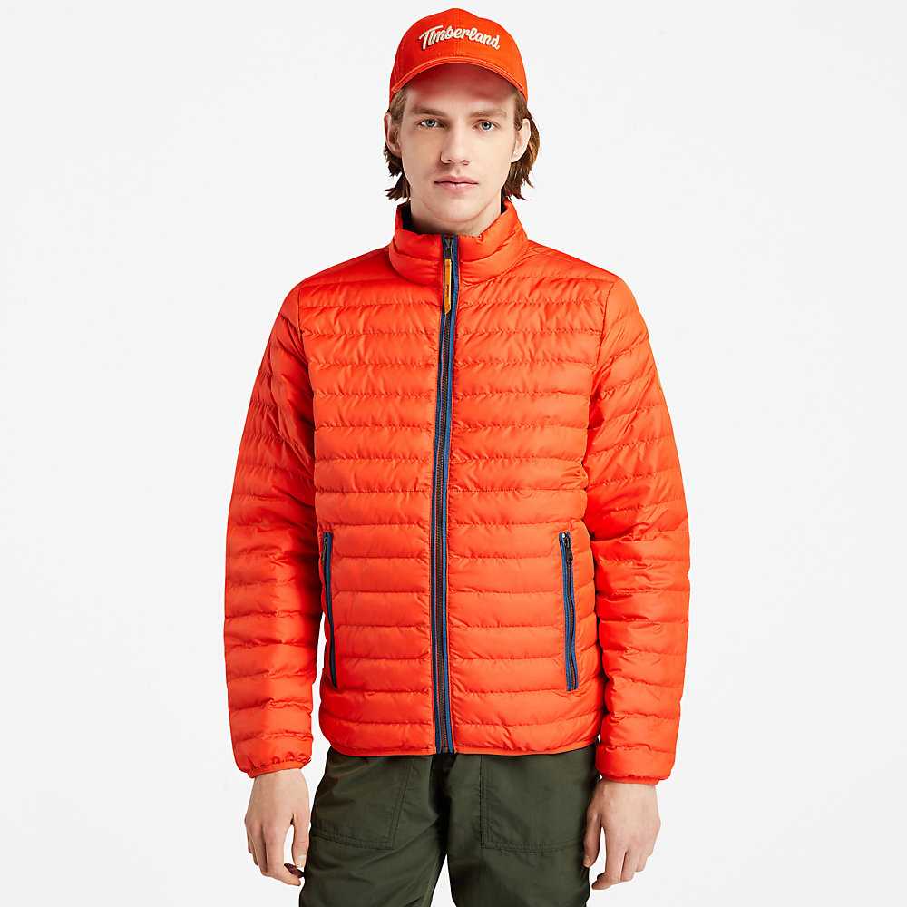 Orange Men's Timberland Axis Peak Rain Jackets | Israel-5427163