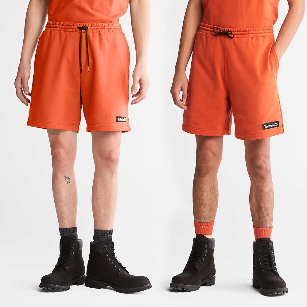 Orange Women's Timberland All Gender Sweat Shorts | Israel-5463829