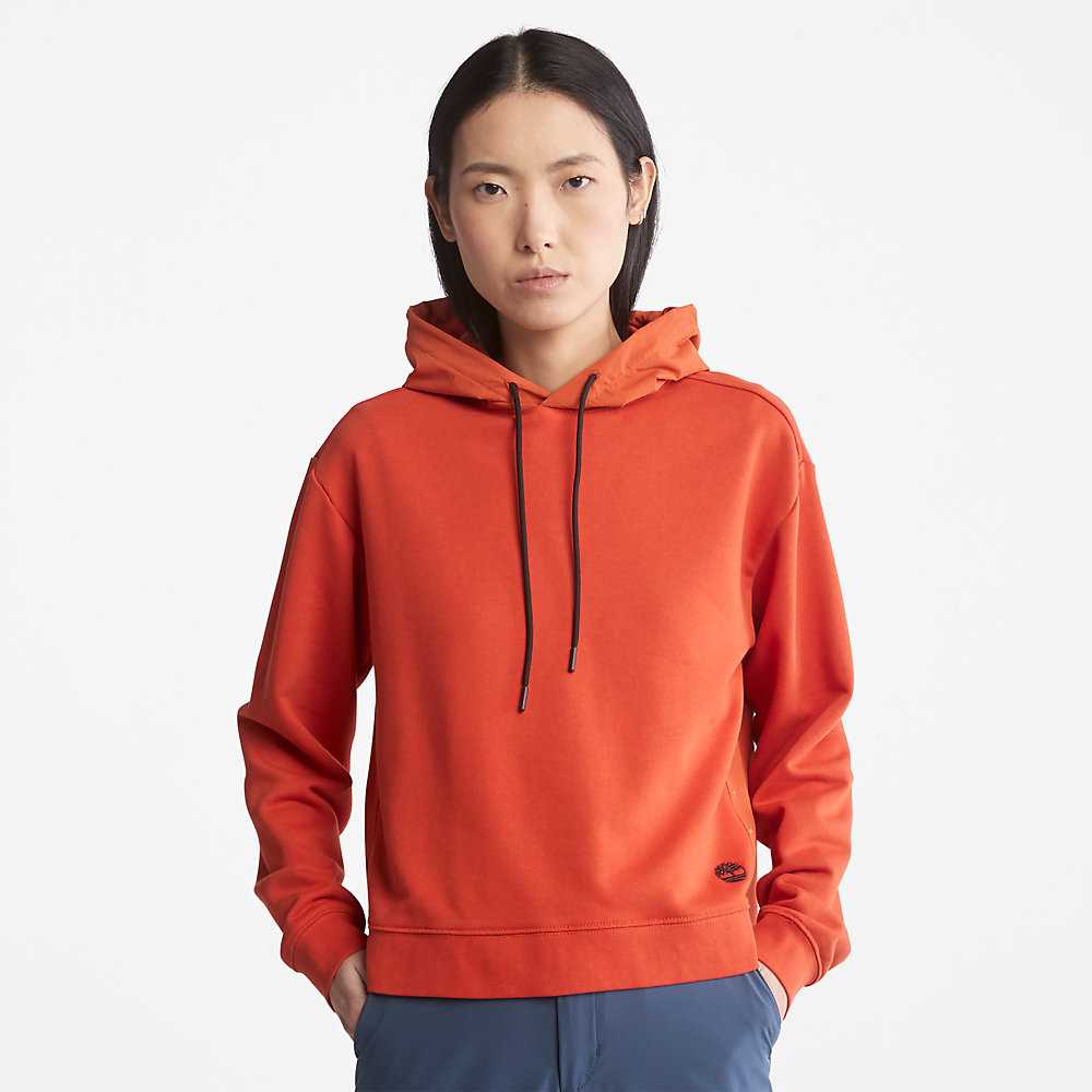 Orange Women's Timberland Solid-colour Hoodie | Israel-3826097