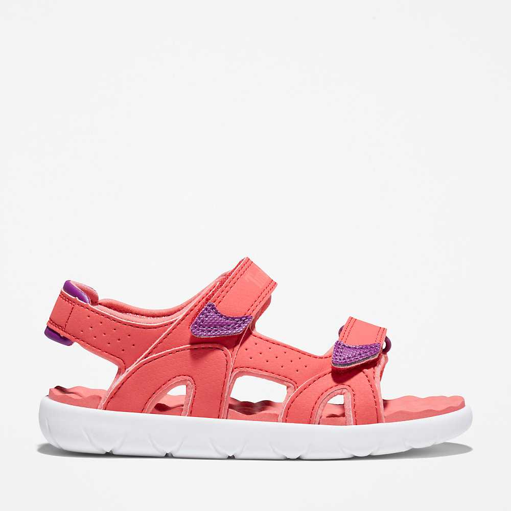 Pink Kids' Timberland Perkins Row Sandals | Israel-4162053