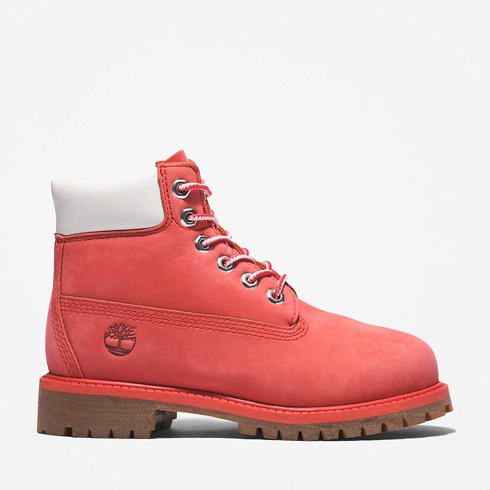 Pink Kids' Timberland Premium® 6 Inch Waterproof Boots | Israel-4219584