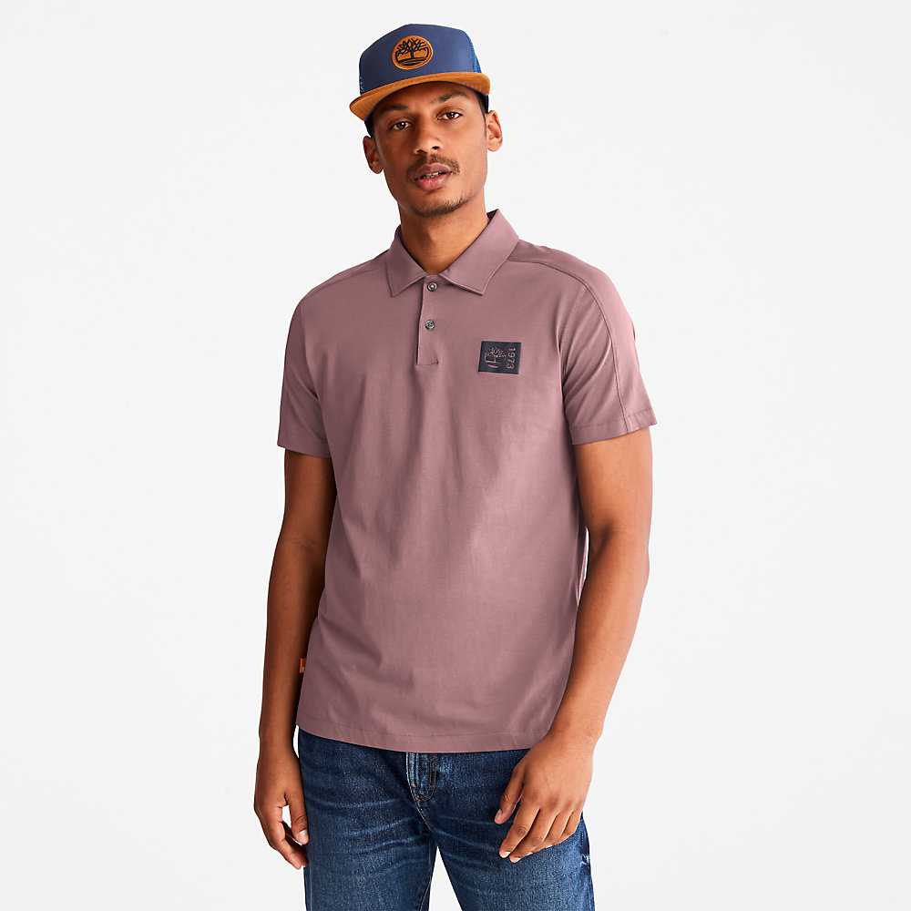 Pink Men's Timberland TimberFresh™ Supima® Polo Shirts | Israel-1059623