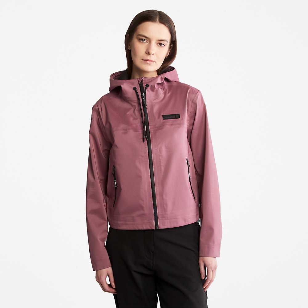 Pink Women's Timberland Waterproof Rain Jackets | Israel-7148062