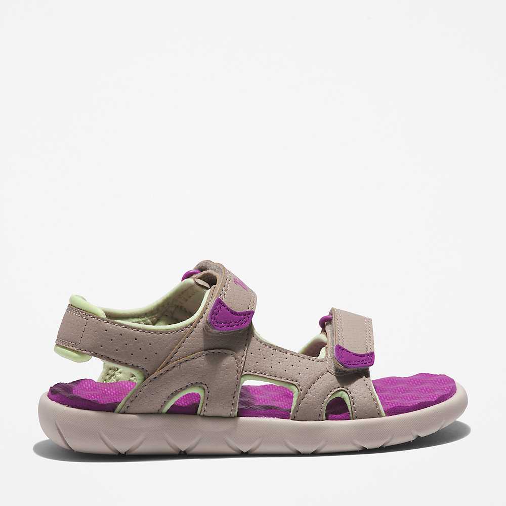 Purple Kids' Timberland Perkins Row Sandals | Israel-2105648