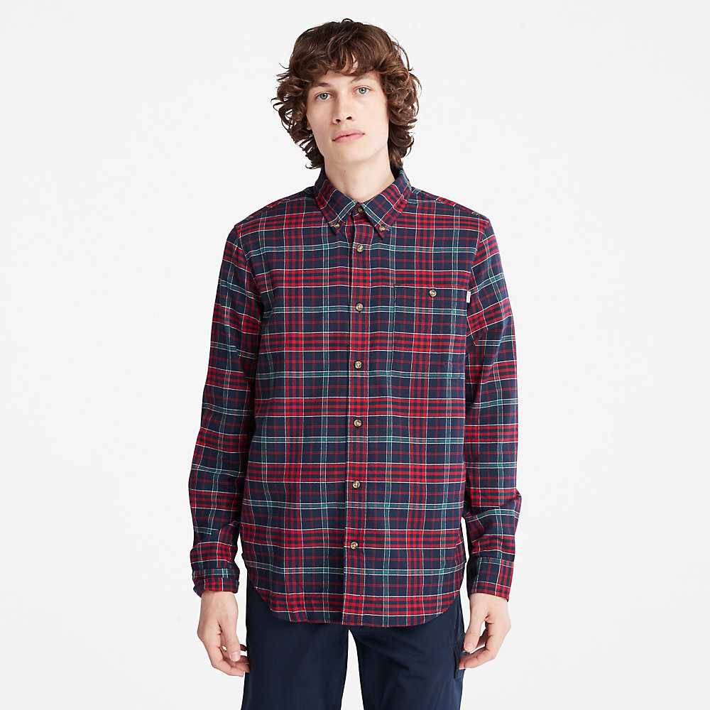 Red Men's Timberland SolucellAir Shirts | Israel-1320859