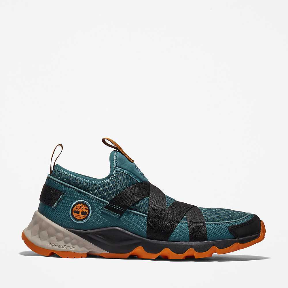 Turquoise Men's Timberland GreenStride™ Solar Wave Sneakers | Israel-1947380