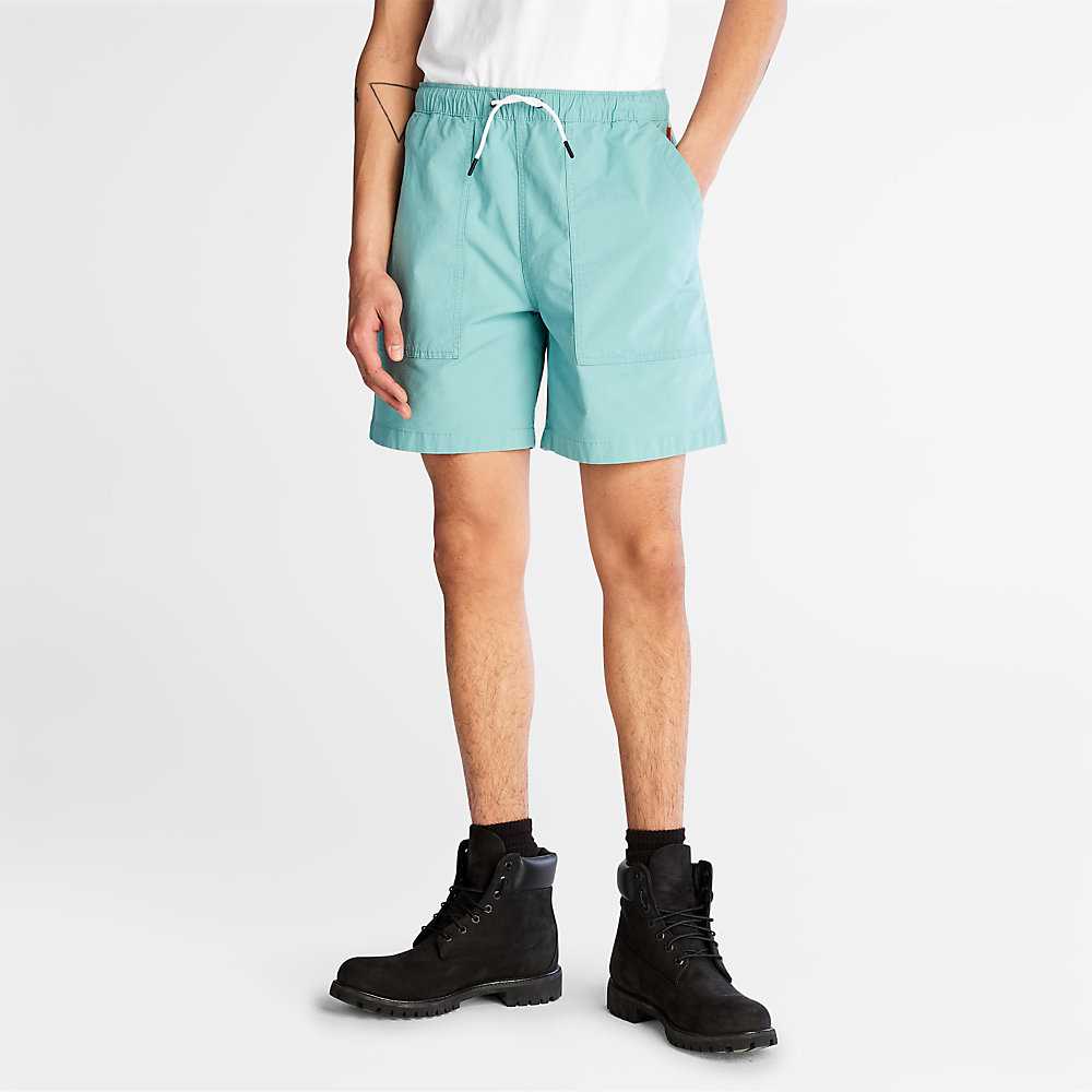 Turquoise Men's Timberland Progressive Utility Shorts | Israel-8609217