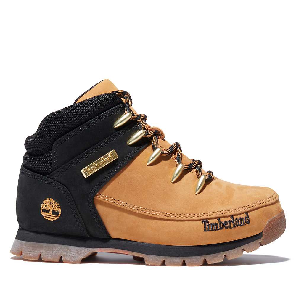 Yellow Kids' Timberland Euro Sprint Hiking Boots | Israel-4219509