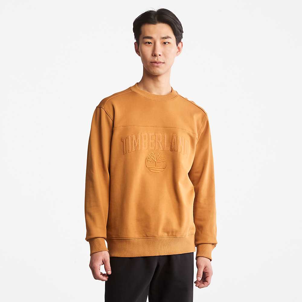 Yellow Men's Timberland Earthkeepers Sweatshirt | Israel-3175046