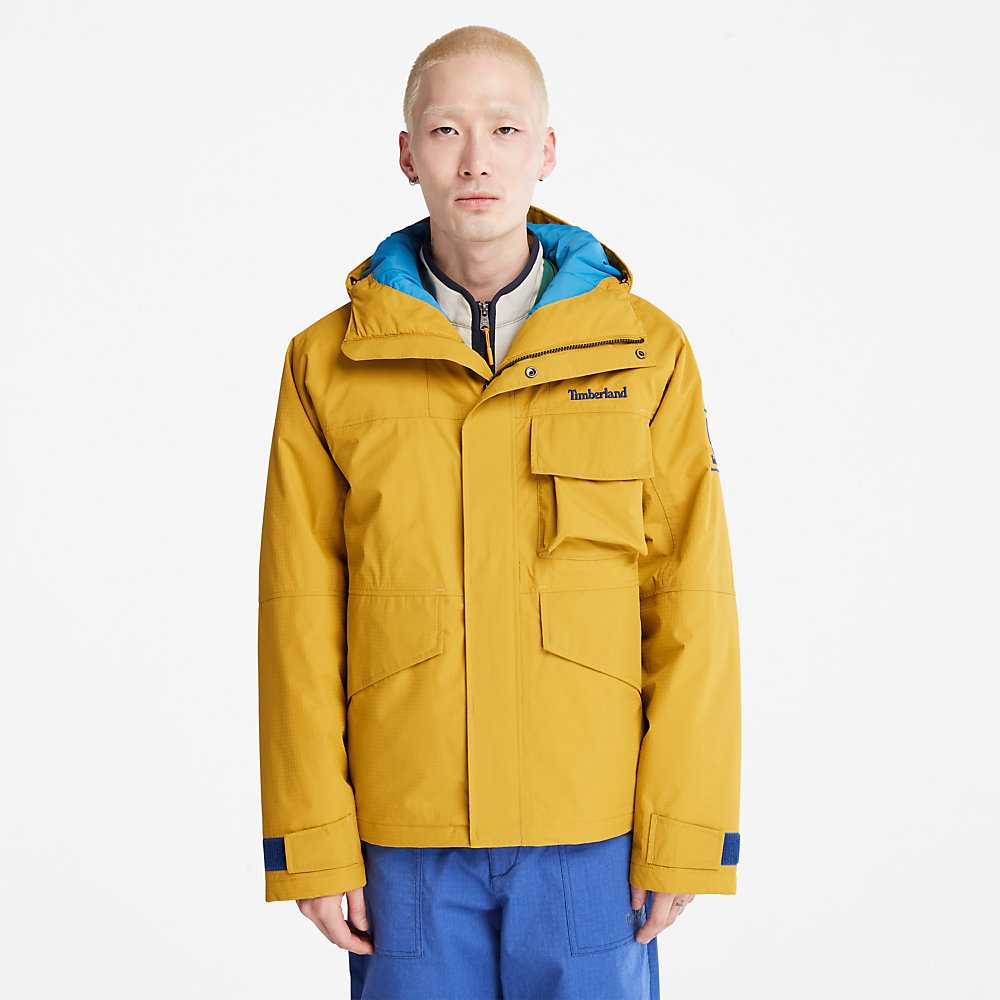 Yellow Men's Timberland Outdoor Mountain Insulated Jackets | Israel-7126954