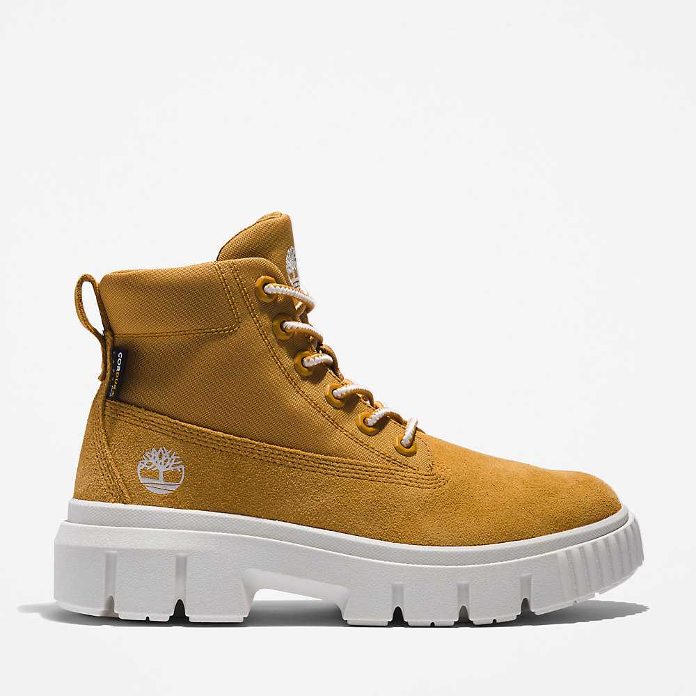 Yellow Women's Timberland Greyfield Waterproof Boots | Israel-9475123