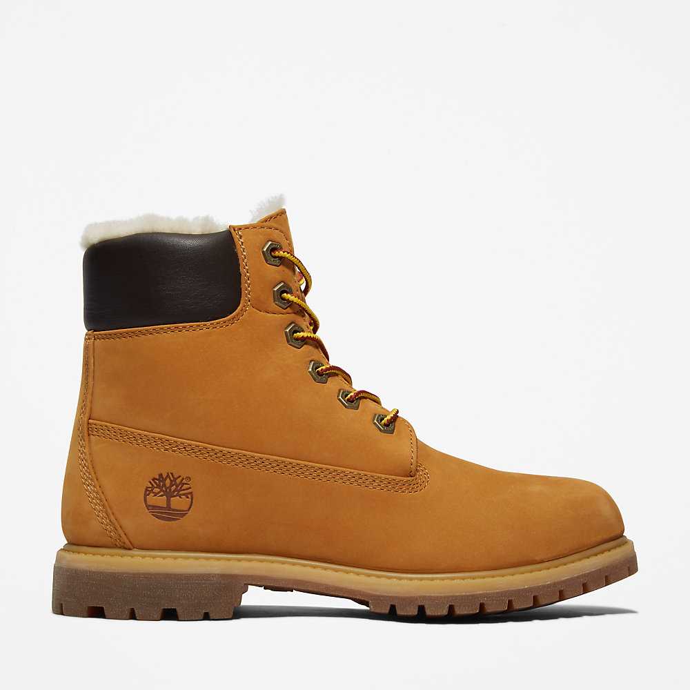 Yellow Women's Timberland Premium® 6 Inch Waterproof Boots | Israel-8756124