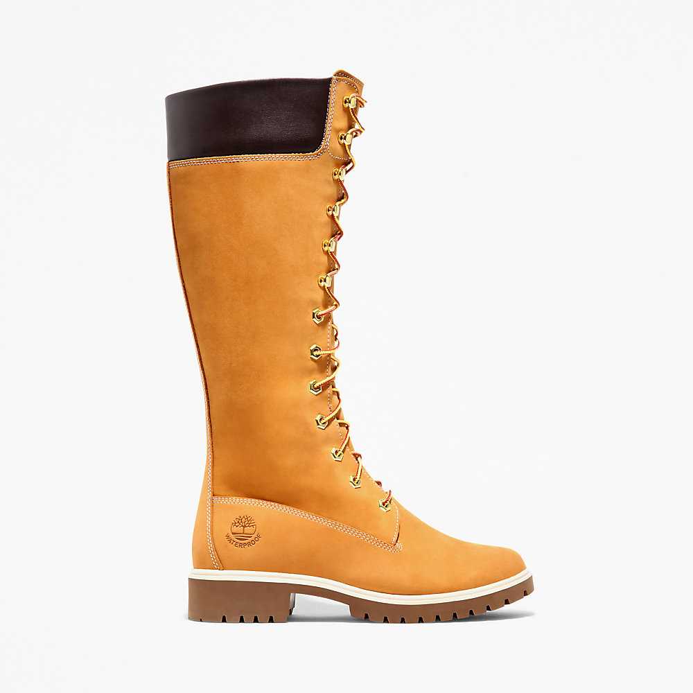 Yellow Women's Timberland Premium® 6 Inch Waterproof Boots | Israel-9371058